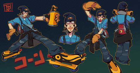 Fan Art: Jet Set Radio Tab Redesign